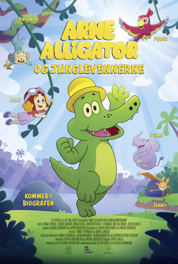 Arne Alligator og junglevennerne_poster