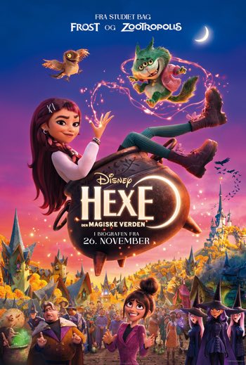 Hexe - Med dansk tale_poster