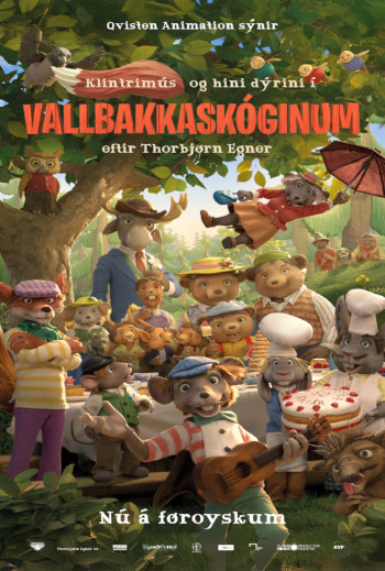 Klintrimús og hini dýrini í Vallbakkaskóginum_poster