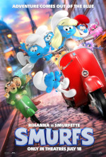 Smurfs - ensk tala, uttan tekst_poster