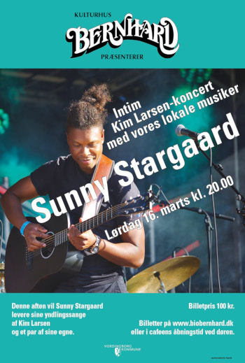 Koncert med Sunny Stargaard i Bernhard 2024_poster
