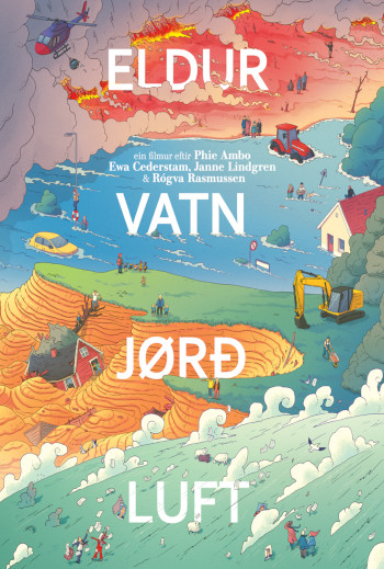 ELDUR, VATN, JØRÐ, LUFT_poster