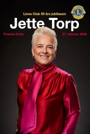 Jette Torp i Præstø Kirke_poster